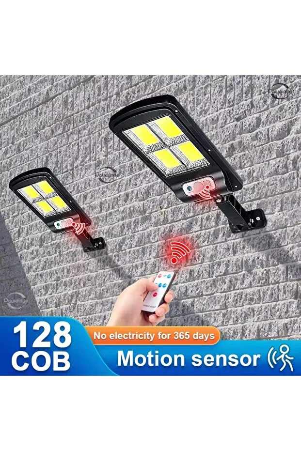 Solar Güneş Enerjili Led Bahçe Aydınlatması 120 Ledli 3 Modlu Hareket Sensörlü Solar Güneş Enerjili Led Bahçe Aydınlatması 120 Ledli 3 Modlu Hareket Sensörlü